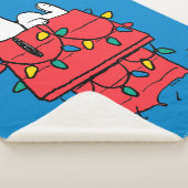 Couverture Sherpa cacahuètes | Snoopy's Dog House With Lights (3/4)