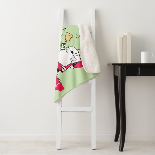 Couverture Sherpa cacahuètes | Sois Joyeux Noël (En situation)