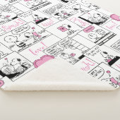 Couverture Sherpa cacahuètes | Valentine Heart Love Motif (3/4)