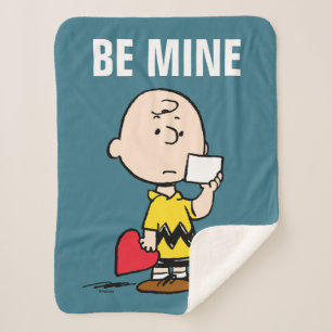 Couverture Sherpa cacahuètes   Valentine's Day Charlie Brown