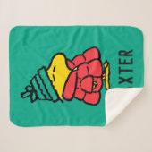 Couverture Sherpa cacahuètes | Veste d'hiver de Woodstock Puffy (Devant (Horizontal))