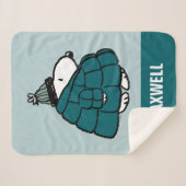 Couverture Sherpa cacahuètes | Veste Snoopy Winter Puffer (Devant (Horizontal))