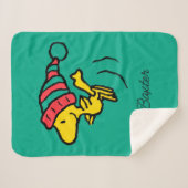 Couverture Sherpa cacahuètes | Woodstock Winter Beanie Casquette (Devant (Horizontal))