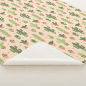 Couverture Sherpa Cactus (3/4)