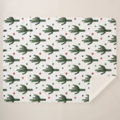 Couverture Sherpa Cactus (Devant (Horizontal))