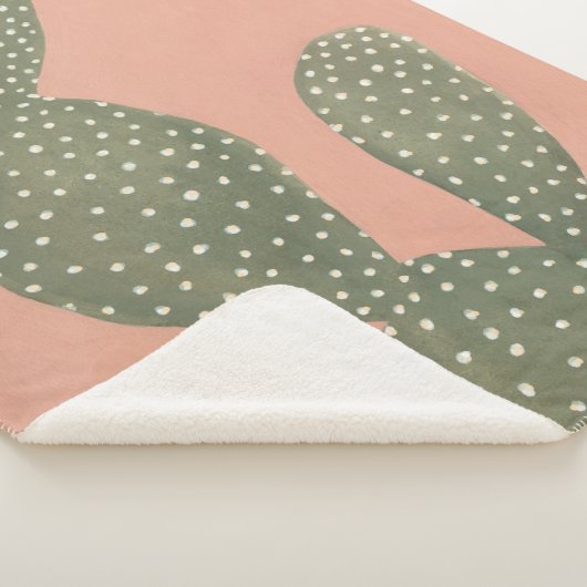 Couverture Sherpa Cactus coralliens (3/4)