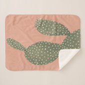 Couverture Sherpa Cactus coralliens (Devant (Horizontal))