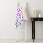 Couverture Sherpa Cactus Feuilles Et Berries (En situation)