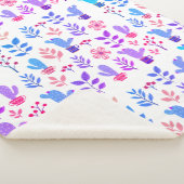 Couverture Sherpa Cactus Feuilles Et Berries (3/4)