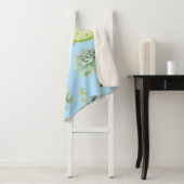 Couverture Sherpa Cactus Motif 10 (En situation)