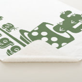 Couverture Sherpa Cactus Pas un gros cactus drôle dire (3/4)