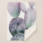 Couverture Sherpa Cactus pourpre (Devant)