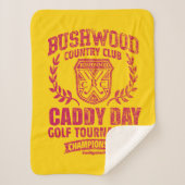 Couverture Sherpa Caddyshack | Bushwood Country Club Caddy Day (Devant)