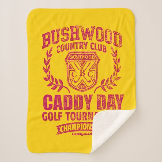 Couverture Sherpa Caddyshack | Bushwood Country Club Caddy Day (Devant)