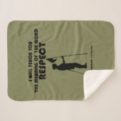 Couverture Sherpa Caddyshack | Je Vais Vous Apprendre Le Sens Du W (Devant (Horizontal))