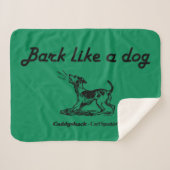 Couverture Sherpa Caddyshack | L'écorce Comme Un Chien ! (Devant (Horizontal))