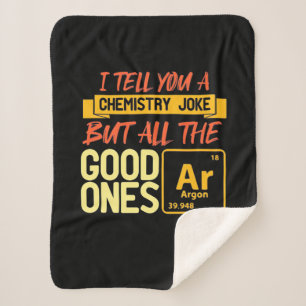 Couverture Sherpa Cadeau d'anniversaire Je Vous Raconte Une Chimie