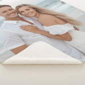 Couverture Sherpa Cadeau fiançailles Sherpa Blanket personnalisé (3/4)