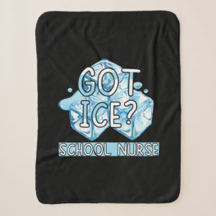 Couverture Sherpa Cadeau infirmière Infirmière de l'école de glace