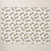 Couverture Sherpa Cadeau Libellule (Devant (Horizontal))