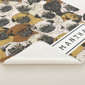 Couverture Sherpa Cadeau mignon pour chien Amoureux des chiens Maman (3/4)