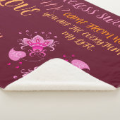 COUVERTURE SHERPA CADEAU POUR LE NOUVEL AN, ANNIVERSAIRE, VALENTINE, (3/4)