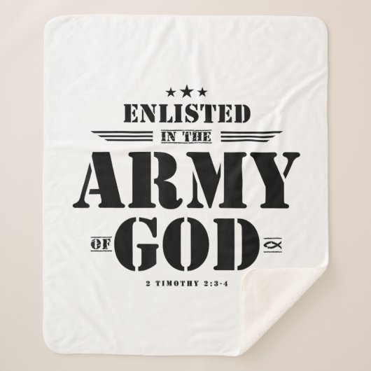 Couverture Sherpa Cadeaux chrétiens Bible verset biblique Écritures (Devant)