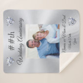 Couverture Sherpa Cadeaux d'anniversaire de Mariage, remarquables et (Devant (Horizontal))