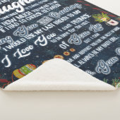 Couverture Sherpa Cadeaux de fille | Lettre À Ma Fille De Papa (3/4)