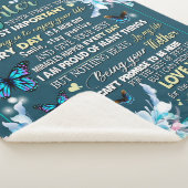 Couverture Sherpa Cadeaux de fille | Lettre À Ma Fille De Papa (3/4)