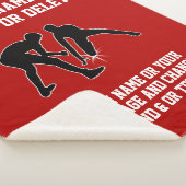 Couverture Sherpa Cadeaux de lutte personnalisés pour les aînés et l (3/4)