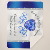 Couverture Sherpa Cadeaux du 45e, 65e anniversaire Mariage personnal (Devant)