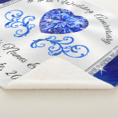 Couverture Sherpa Cadeaux du 45e, 65e anniversaire Mariage personnal (3/4)