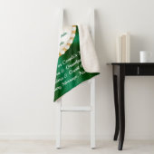 Couverture Sherpa Cadeaux pour l'anniversaire du Mariage d'Emeraude  (En situation)