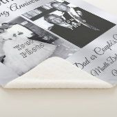 Couverture Sherpa Cadeaux pour le 60e anniversaire de Mariage pour l (3/4)