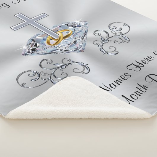 Couverture Sherpa Cadeaux pour le 60ème anniversaire chrétiens Jeter (3/4)