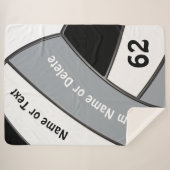 Couverture Sherpa Cadeaux seniors personnalisés pour les joueurs de  (Devant (Horizontal))