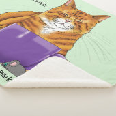 Couverture Sherpa Café au gingembre orange amusant (3/4)