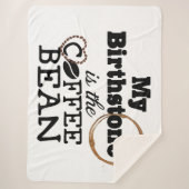 Couverture Sherpa Café blanc Sherpa Blanket (Devant)