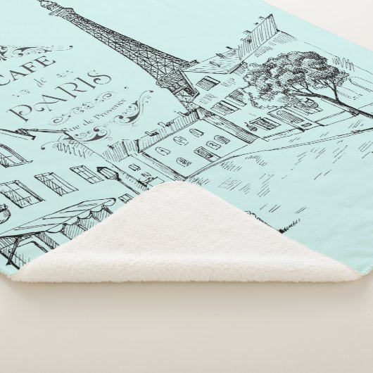 Couverture Sherpa café Paris Sherpa Blanket (3/4)