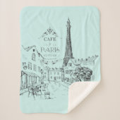 Couverture Sherpa café Paris Sherpa Blanket (Devant)