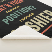 Couverture Sherpa Caissier Titre du travail Cadeau (3/4)