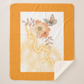 Couverture Sherpa calda e avvolgente. (Devant)