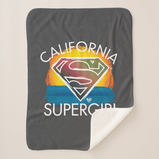 Couverture Sherpa California Supergirl Sunset Graphic (Devant)