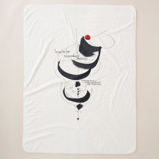 COUVERTURE SHERPA CALLIGRAPHIE WABISABI (Devant)