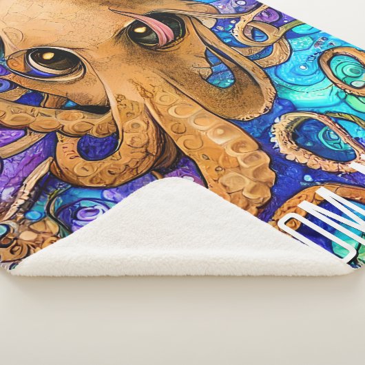 Couverture Sherpa Calmar avec nom personnalisé (3/4)