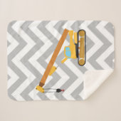 Couverture Sherpa Camion de construction de grue (Devant (Horizontal))