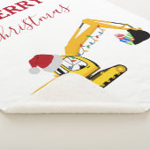 Couverture Sherpa Camion de construction de l'excavatrice de Noël (3/4)