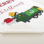 Couverture Sherpa Camion de recyclage de Noël (3/4)