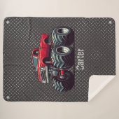 Couverture Sherpa Camion monstre rouge (Devant (Horizontal))